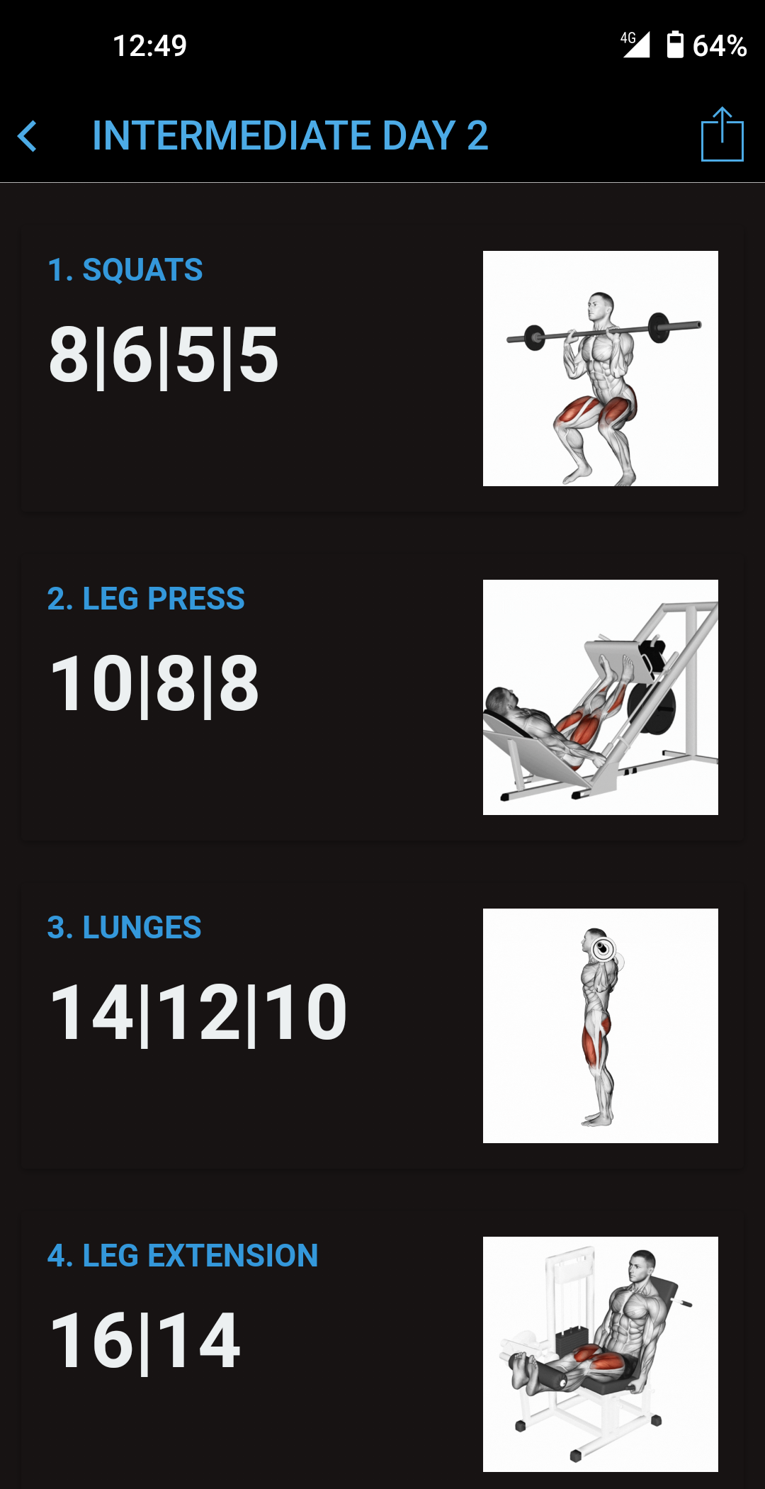 Profesional de entrenamiento Pro - Plan de entrenamiento con un conjunto de ejercicios para cada grupo muscular. media 1