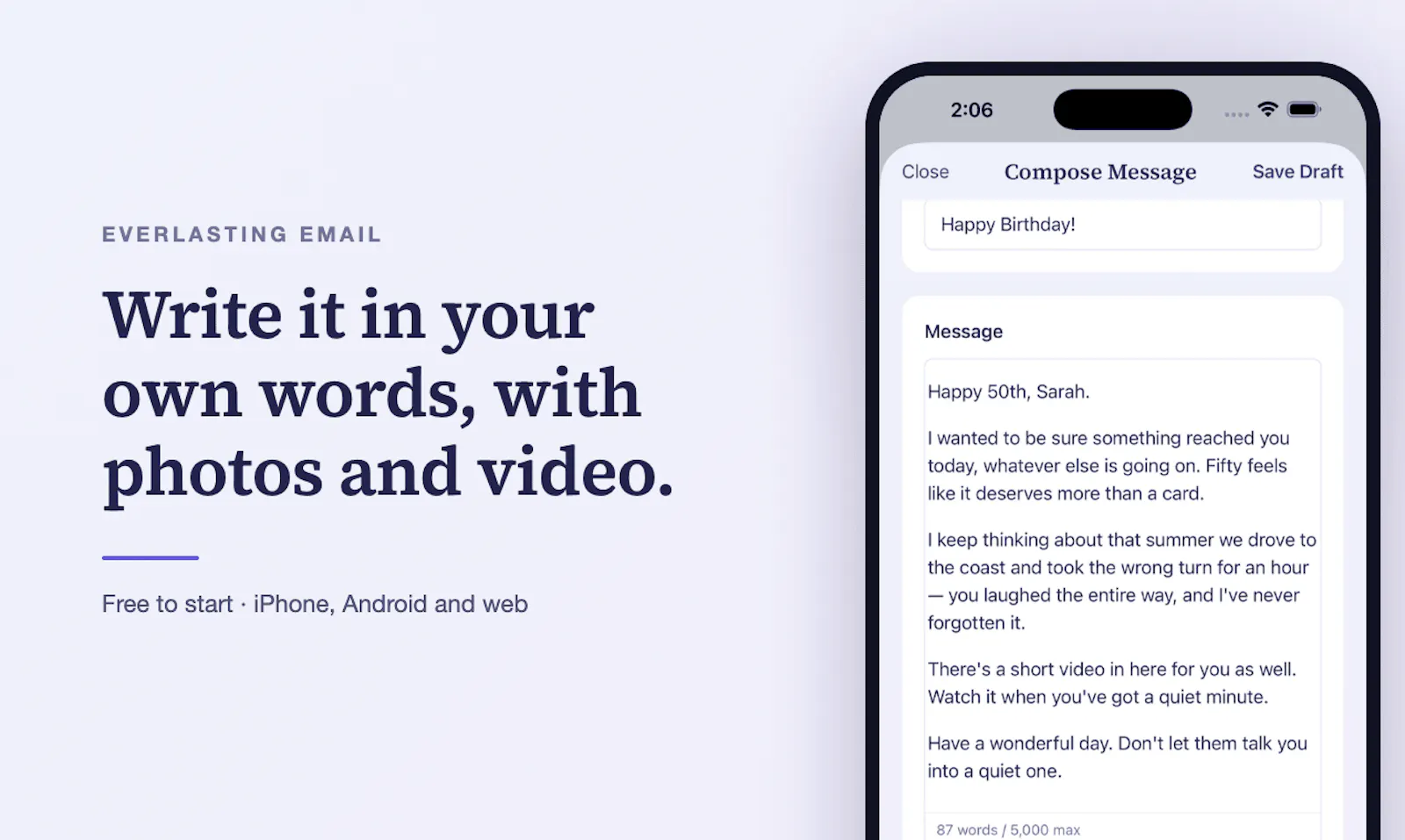 Everlasting Email screenshot 4
