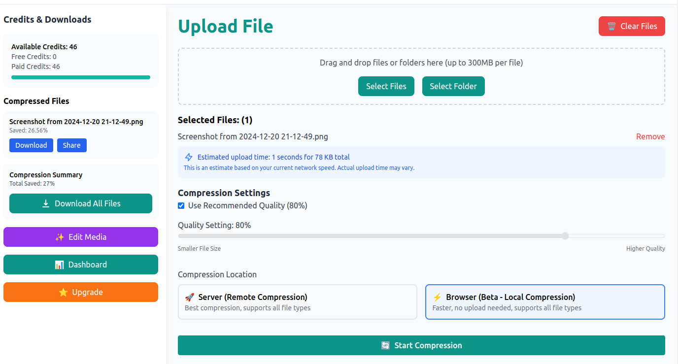 MediaReduce - Image, video and document compression  media 4