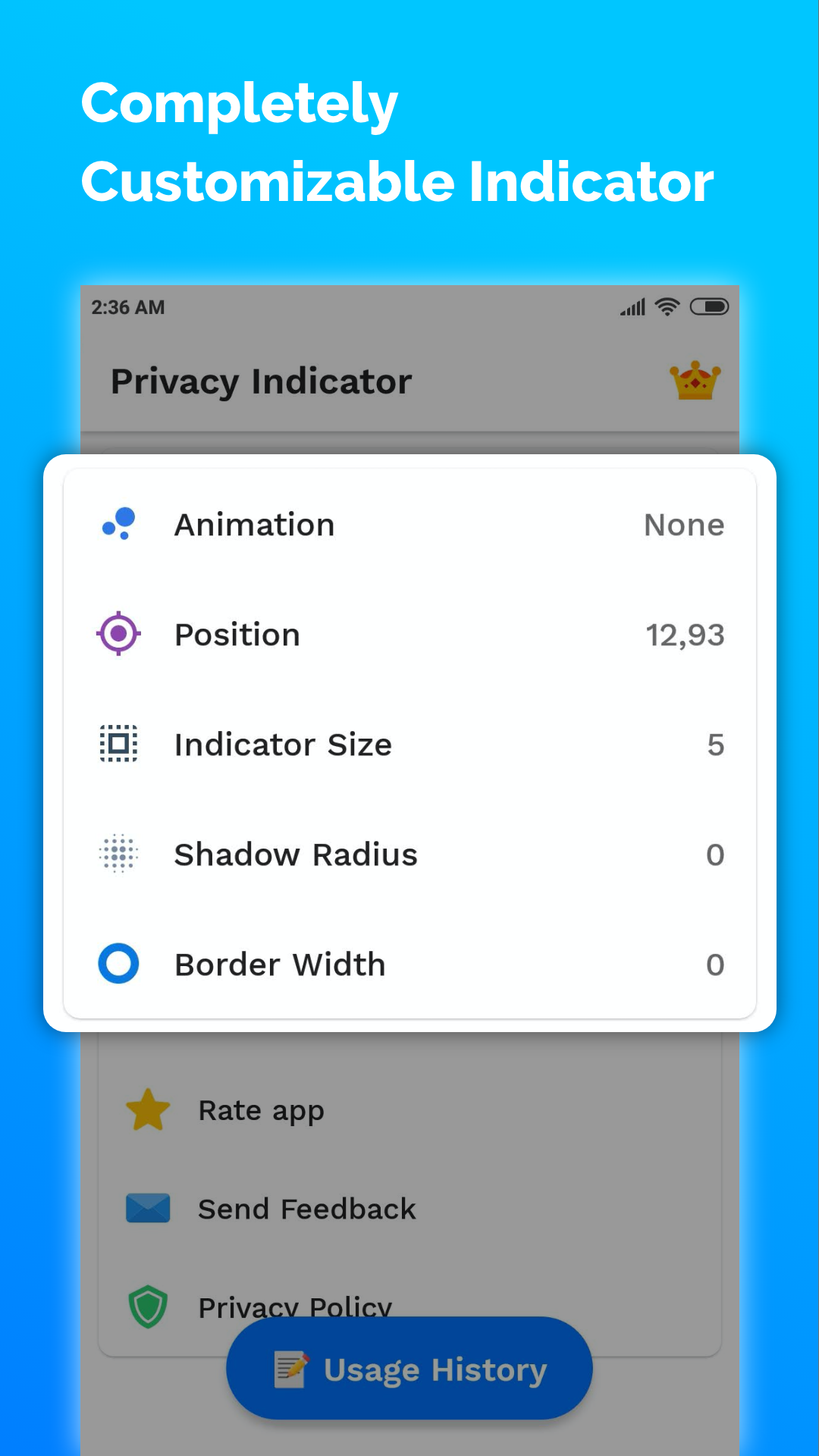 Privacy Indicator gallery image