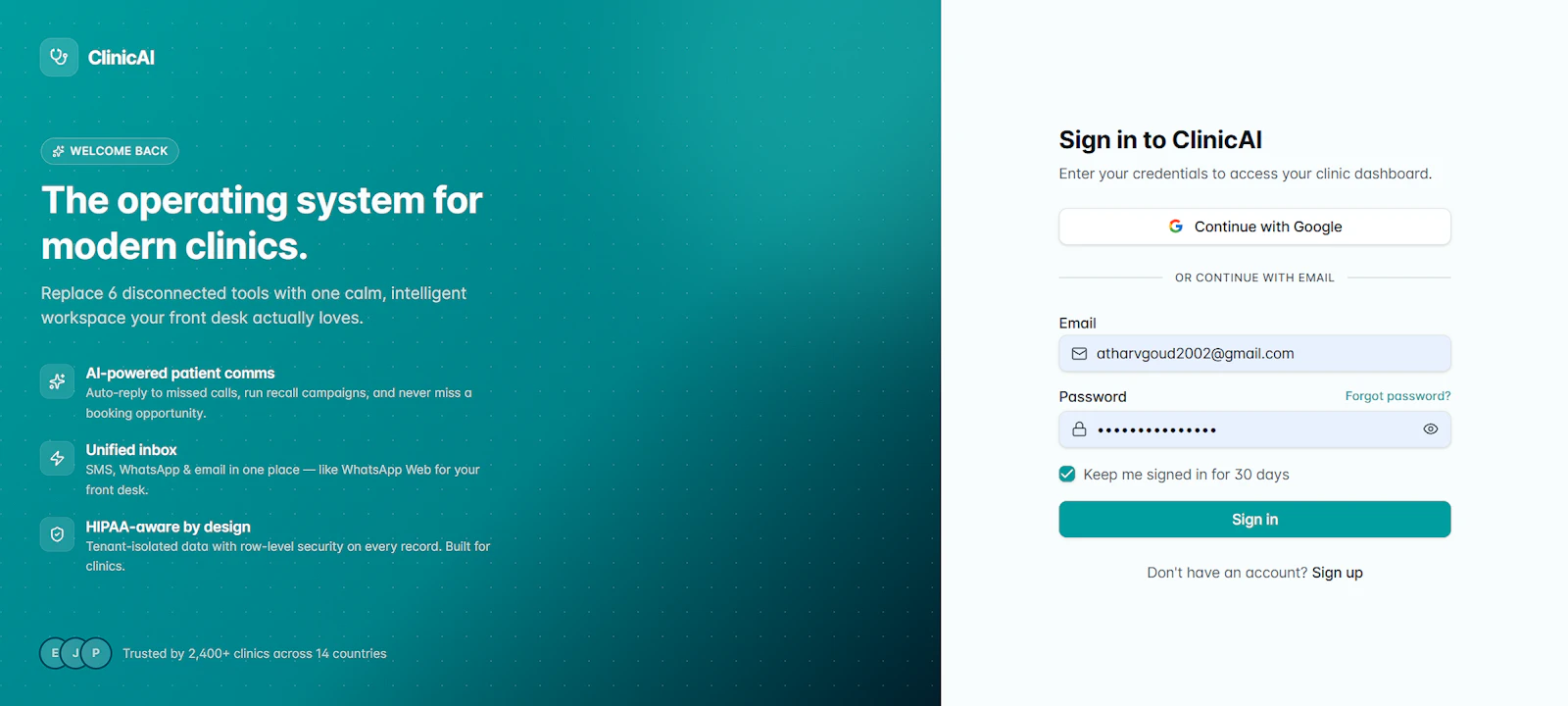 ClinicWave screenshot 3
