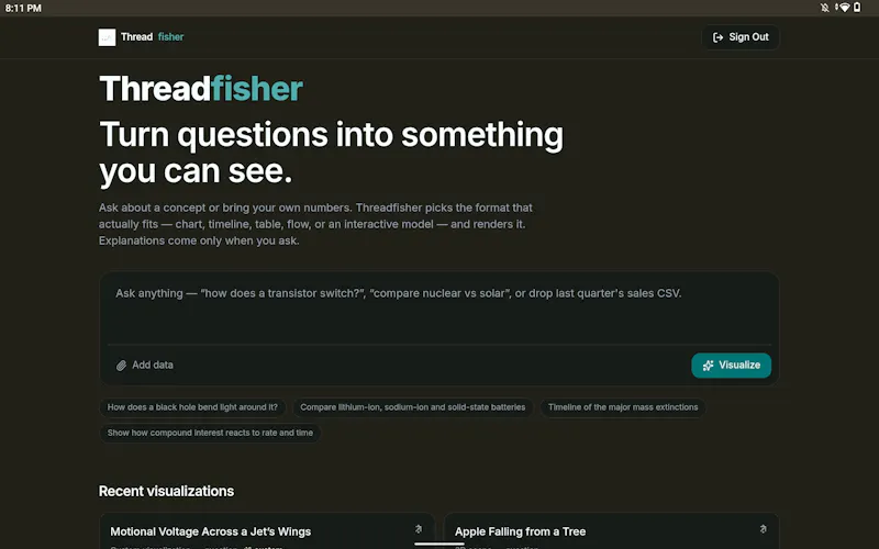 Treadfisher  screenshot 1