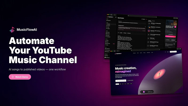 MusicFlowAI screenshot 1 (video preview)