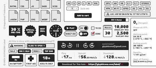 GLYPHICONS Label gallery image