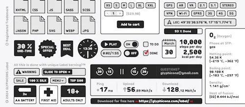 GLYPHICONS Label gallery image