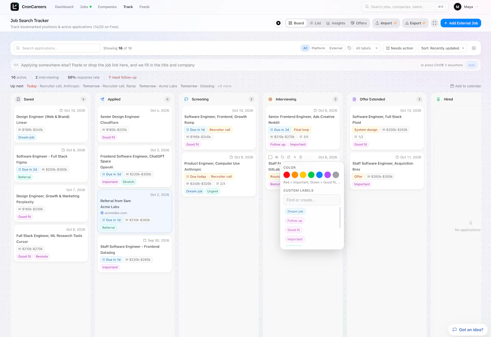 Cron Careers  screenshot 4