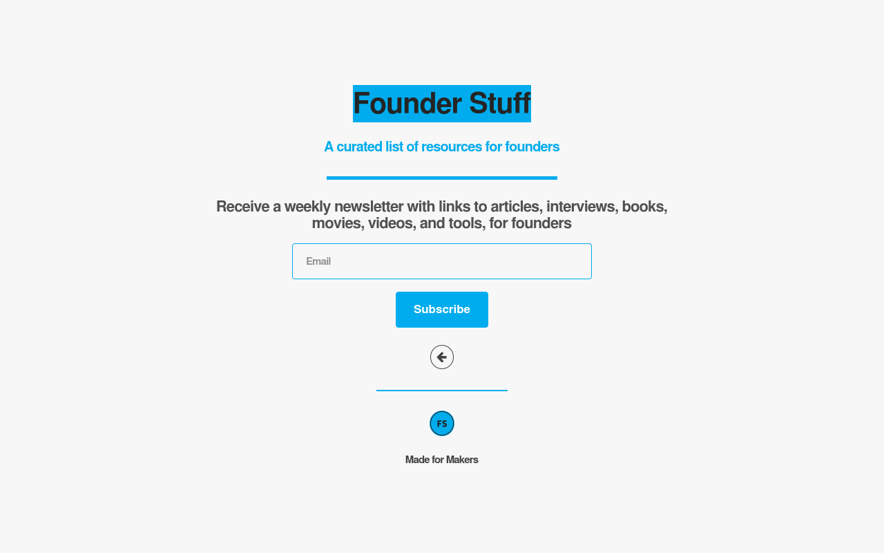 Founder Stuff gallery image