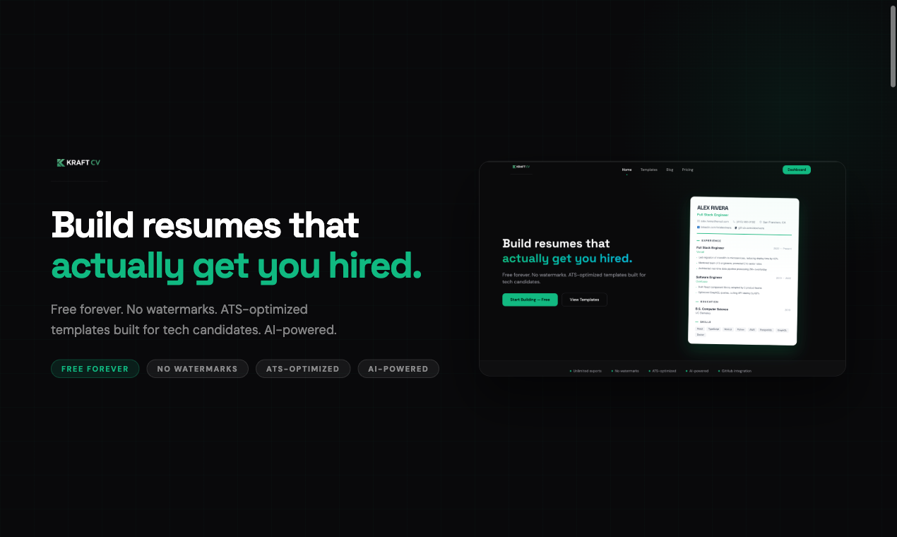 KraftCV gallery image