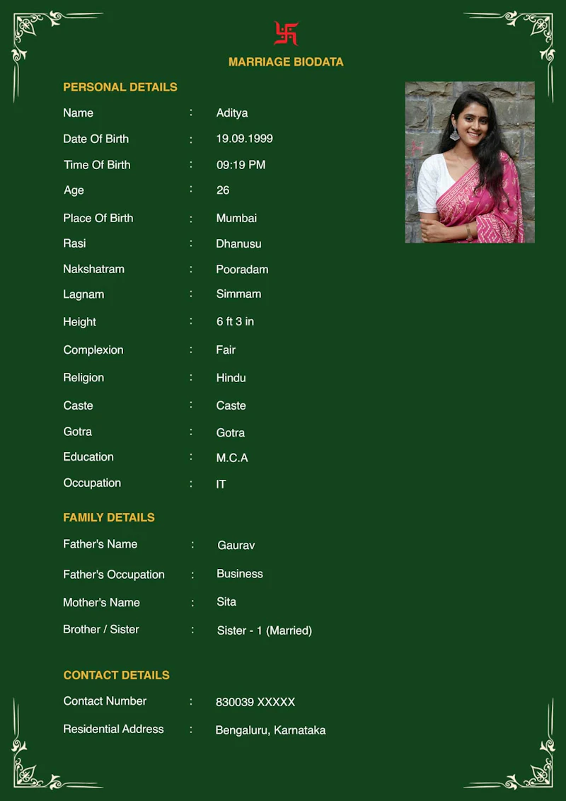 FreeBiodataMaker.app screenshot 3