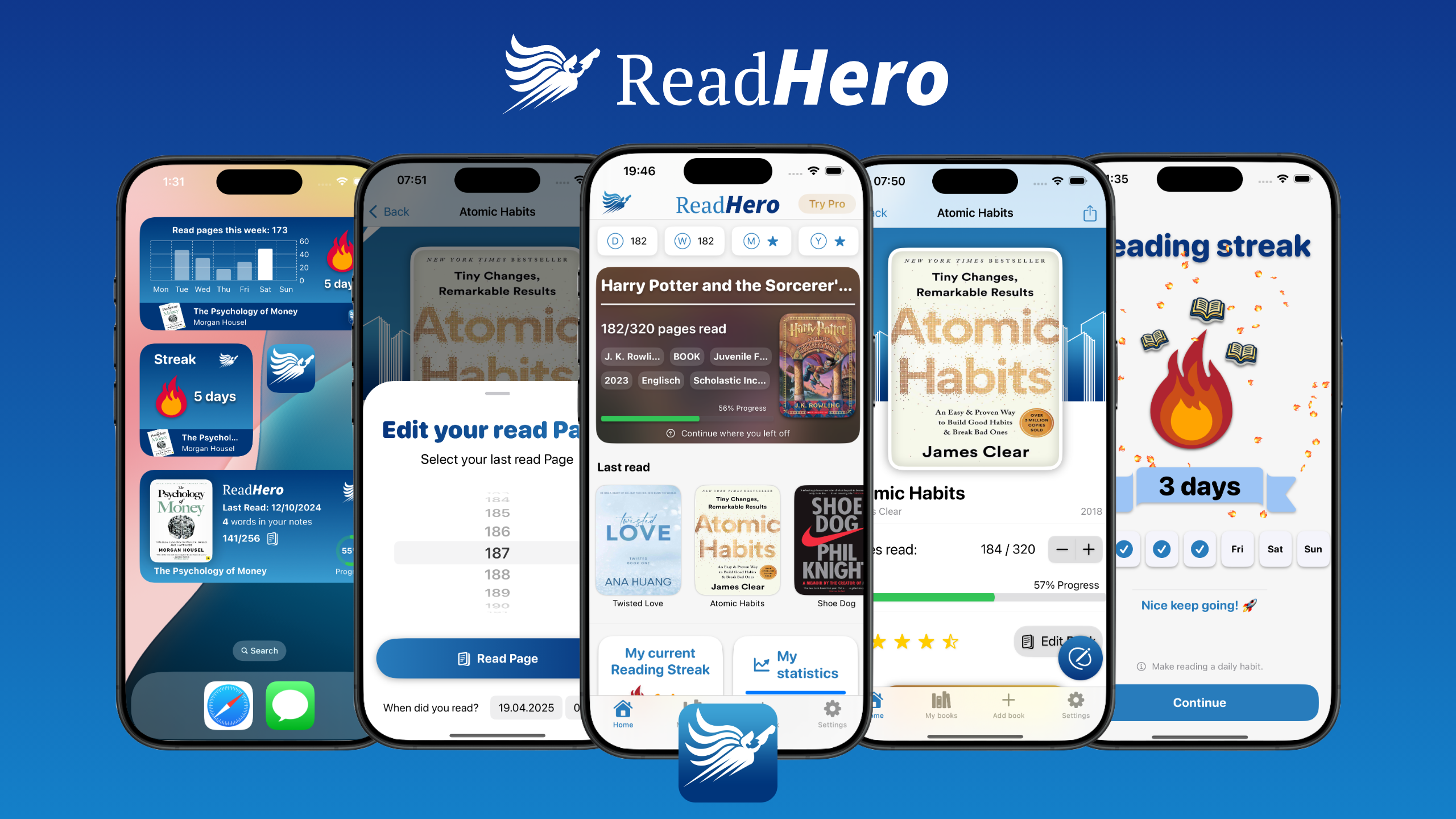 Readhero: TBR Book Tracker - Lea más inteligente, retenga más y termine más libros. media 1