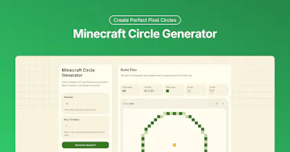 Minecraft Circle Generator gallery image