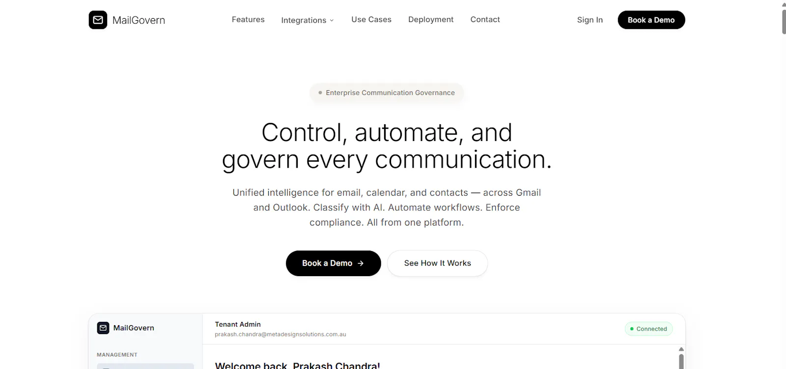 MailGovern  screenshot 1