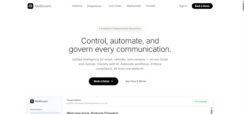MailGovern  screenshot 1