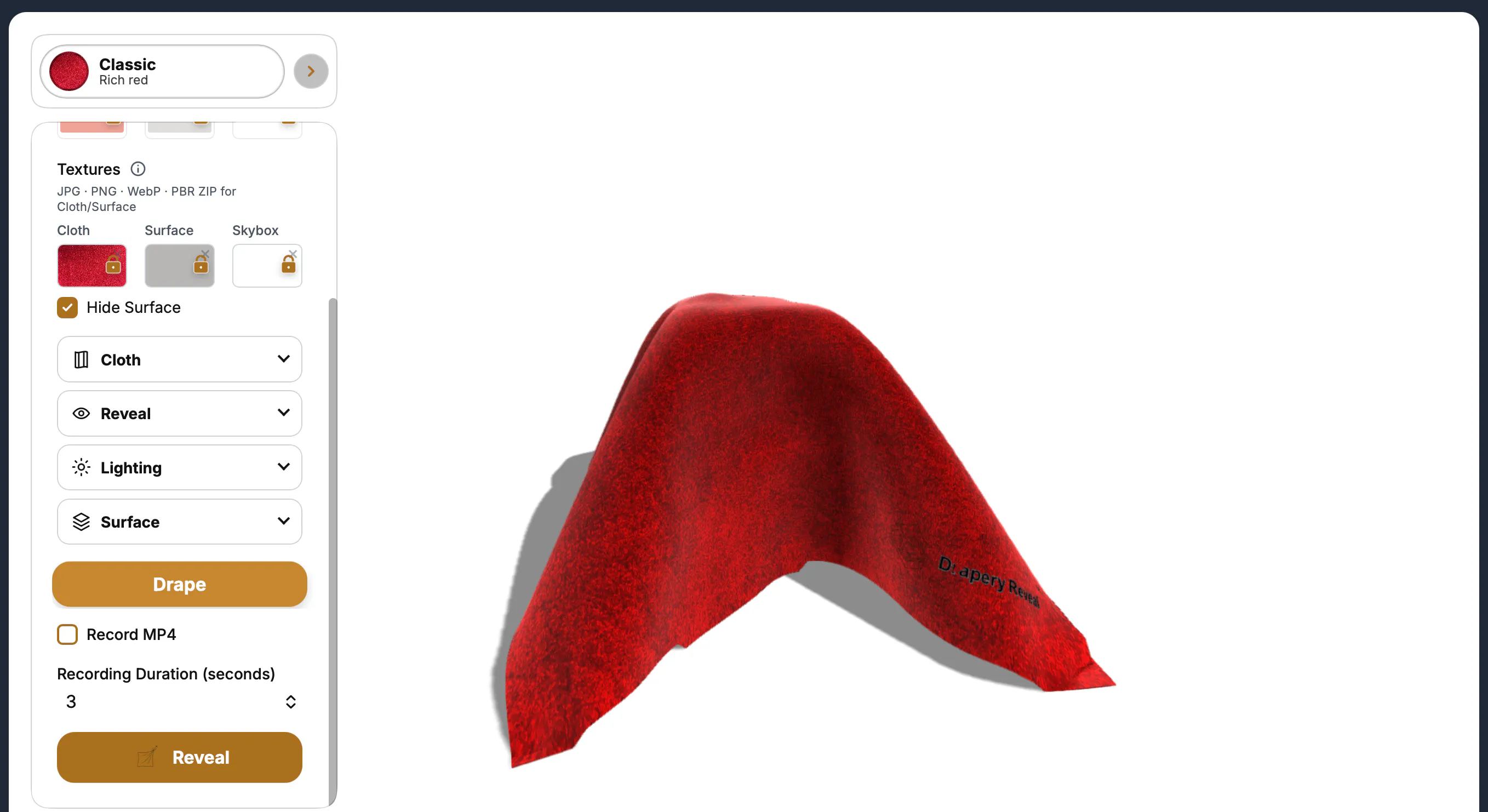 Drapery Reveal™ — Product Unveilings gallery image
