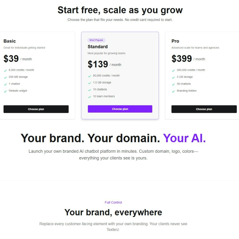 Texterz.ai: Create support in 10 Minutes gallery image