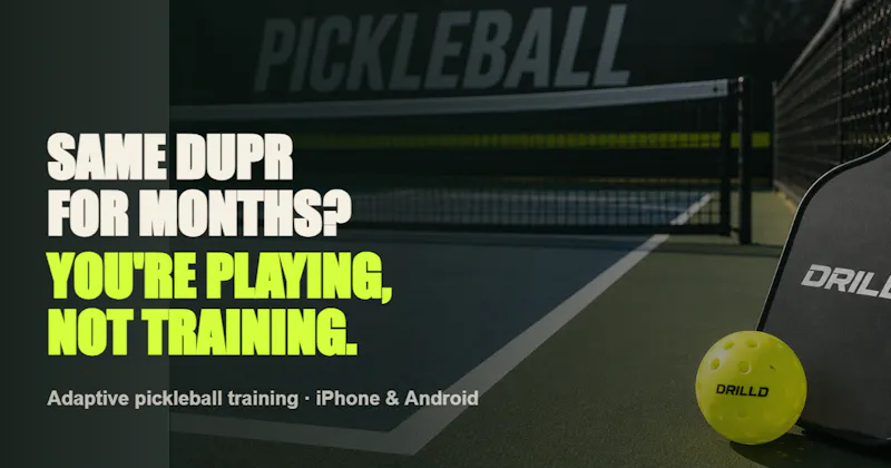 Drilld - Pickleball Trainer App screenshot 1