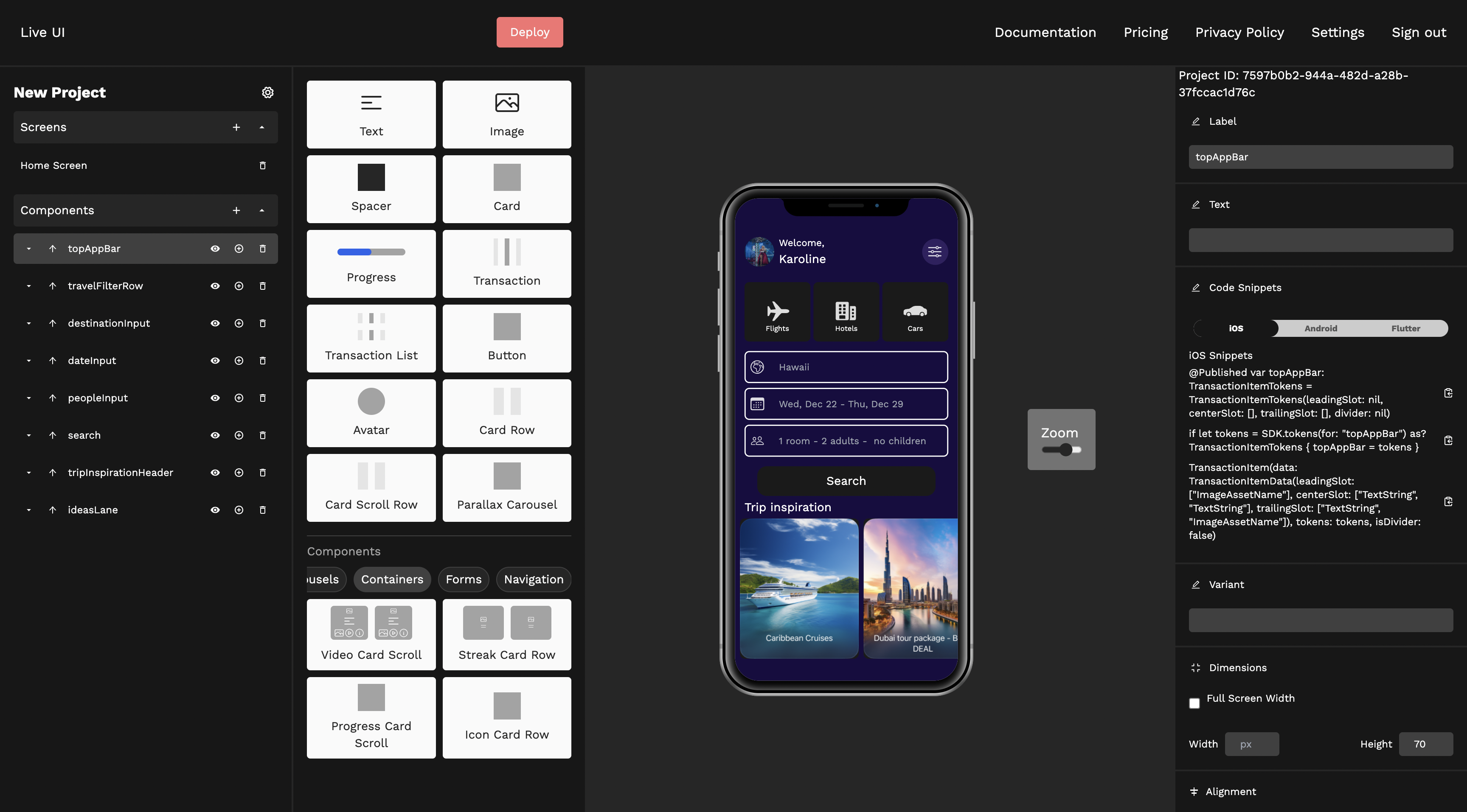 Mídia 3 de Ao vivo - Design e implementação da interface do usuário sem esforço para aplicativos móveis