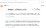 The Data Driven Daily image