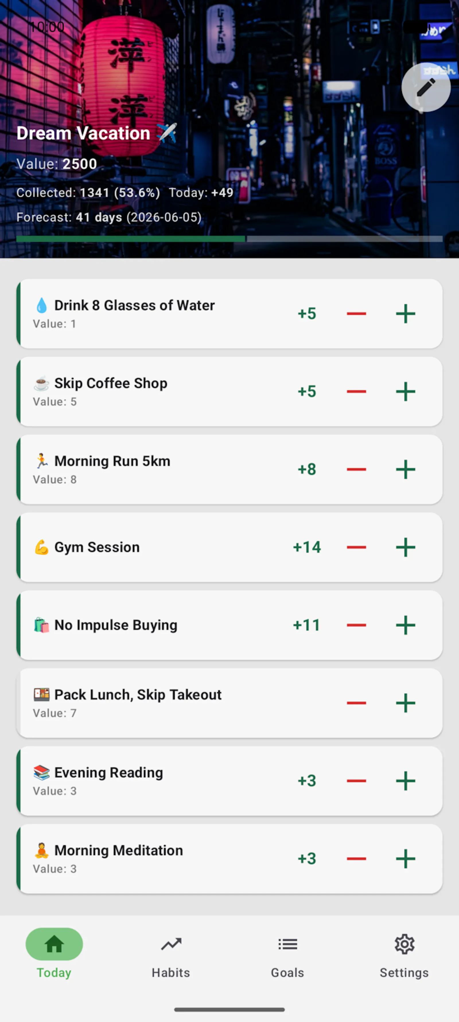 Habit2Goal screenshot 9