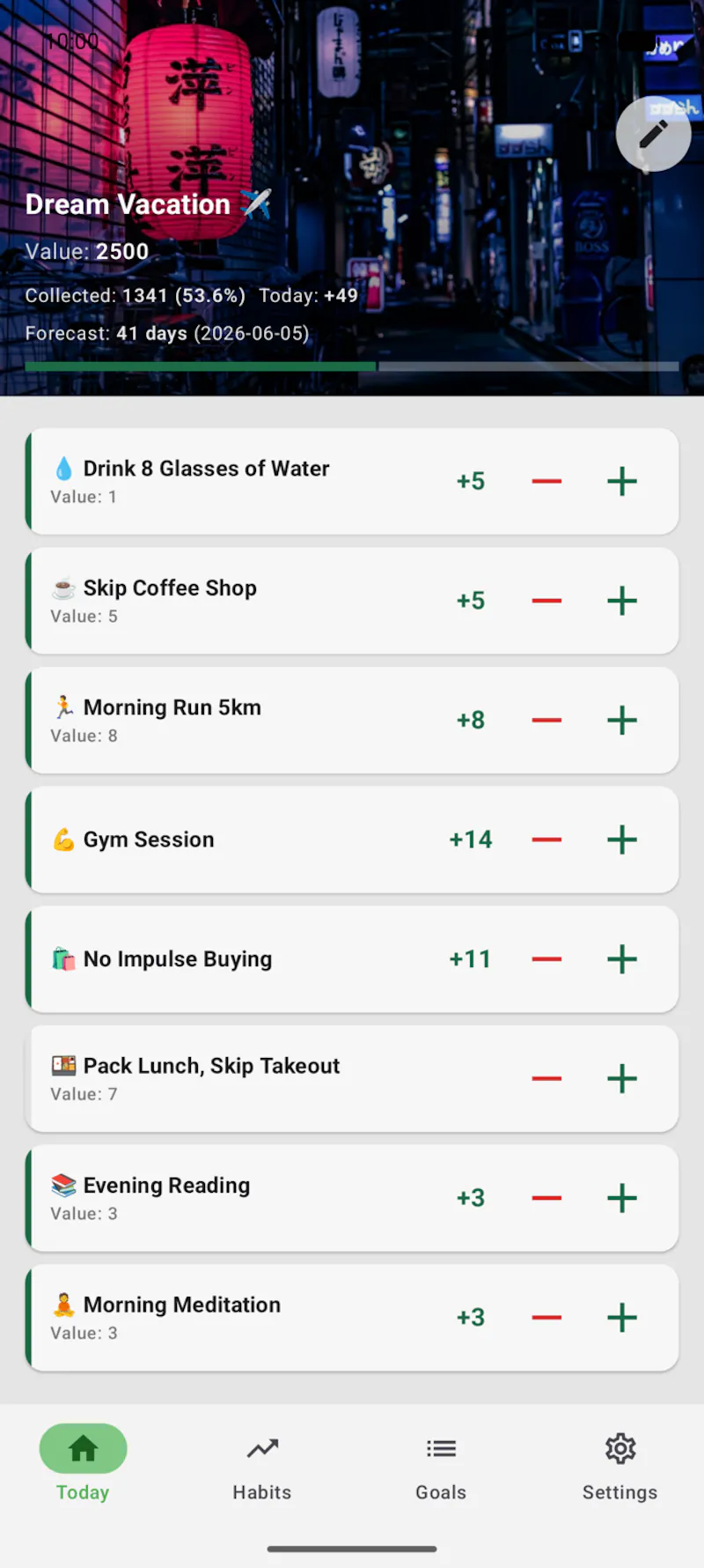 Habit2Goal screenshot 9