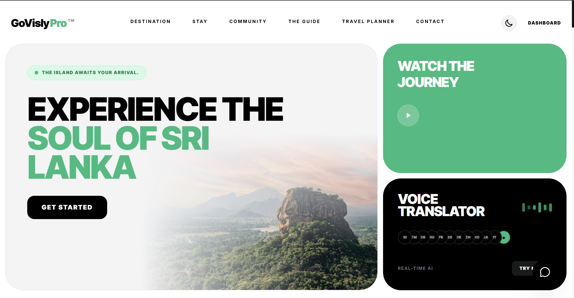 GoVisly - Main product screenshot demonstrating key features and user interface