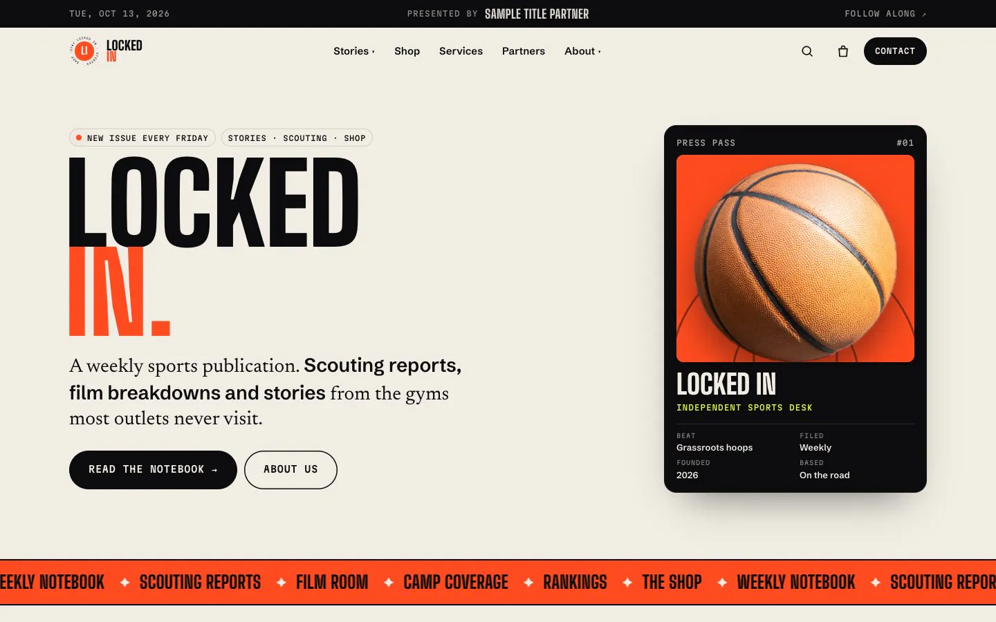 Locked In: Shopify Theme gallery image