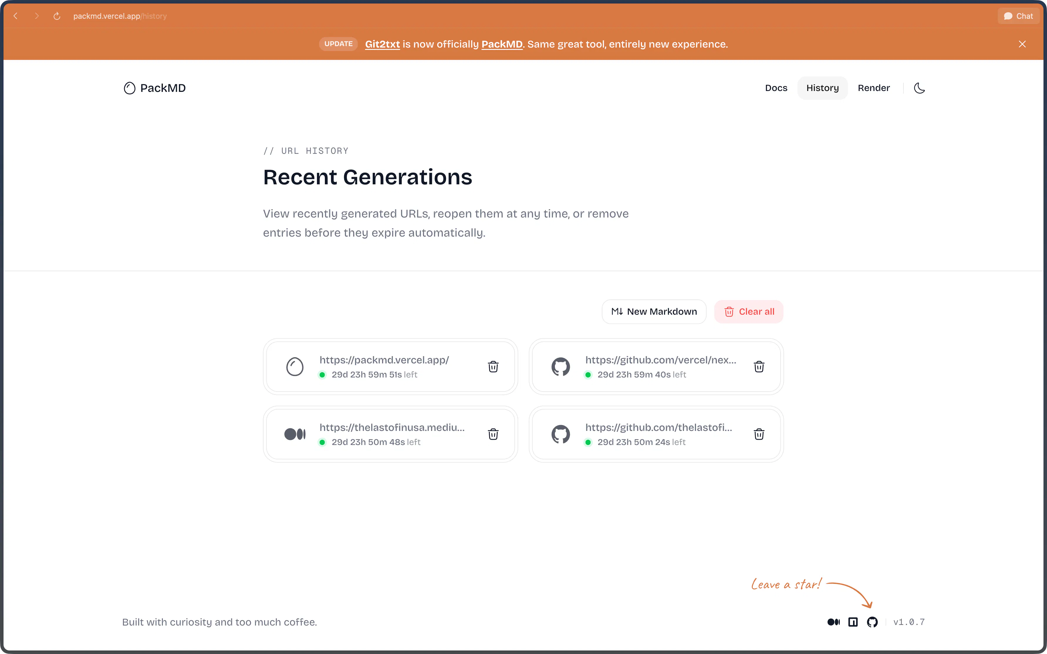PackMD gallery image