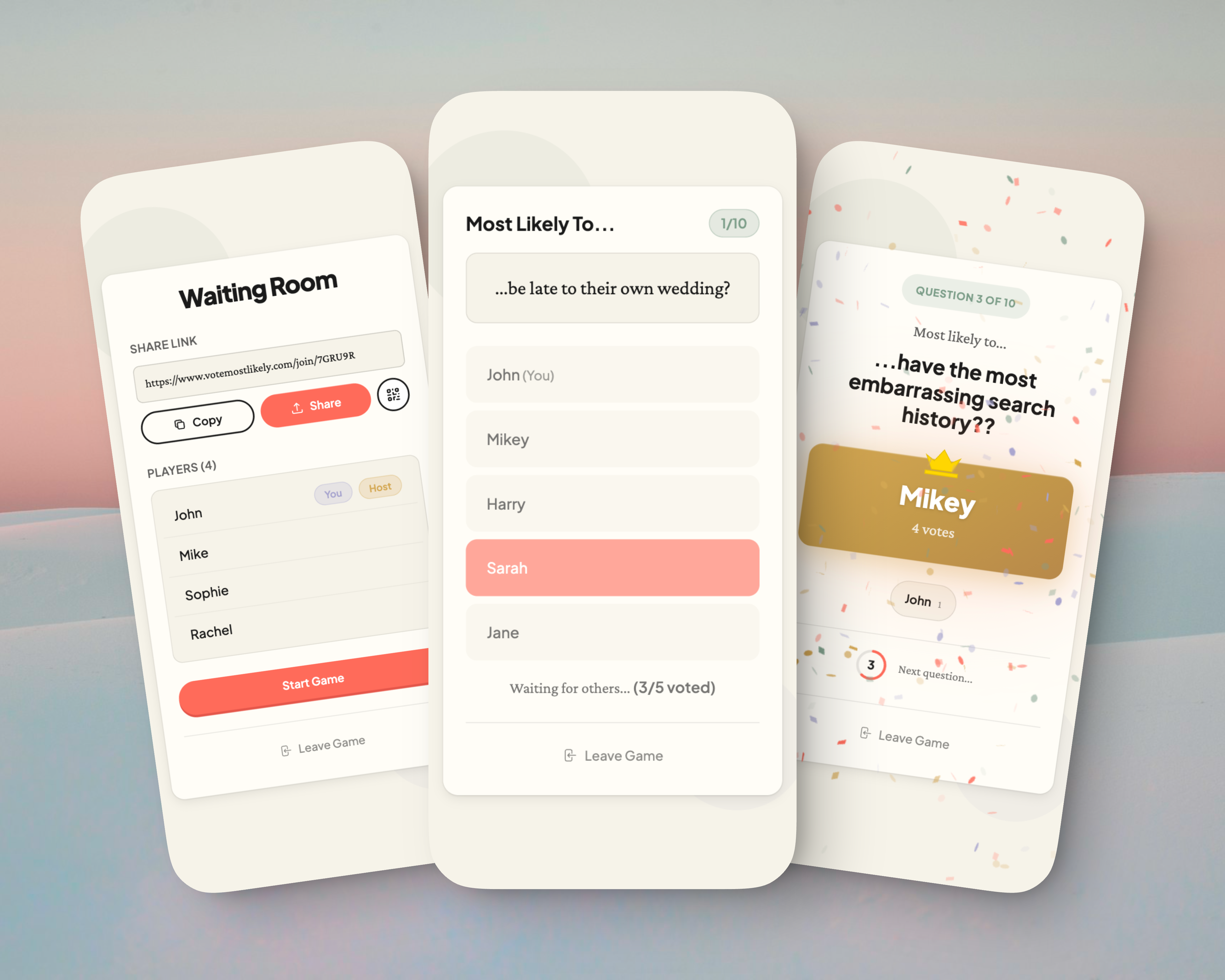 VoteMostLikely gallery image