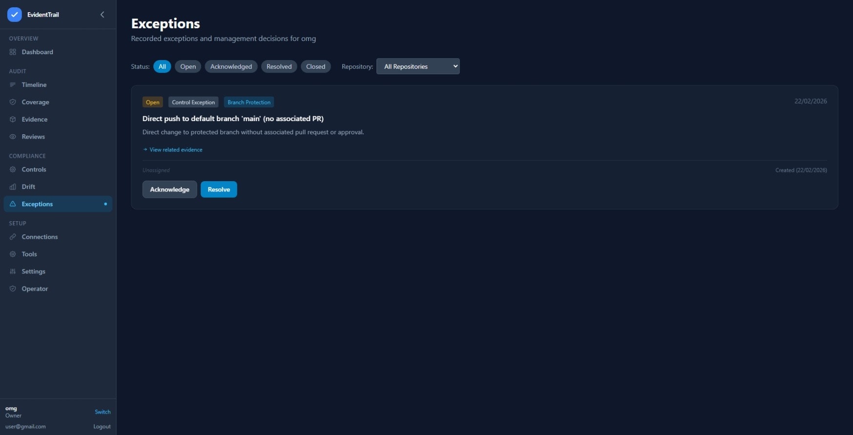 EvidentTrail gallery image