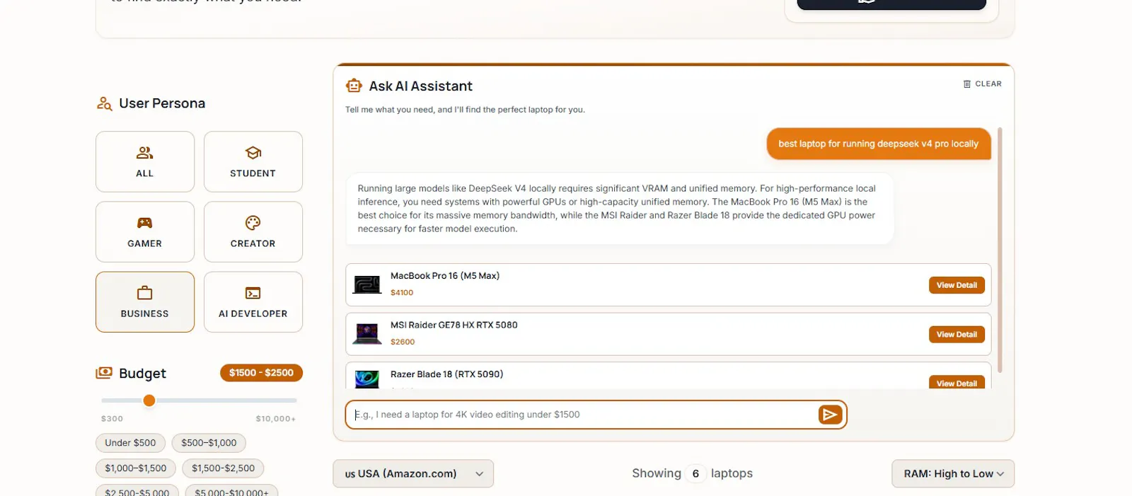 The AI Tech Pulse: Laptop Finder screenshot 4