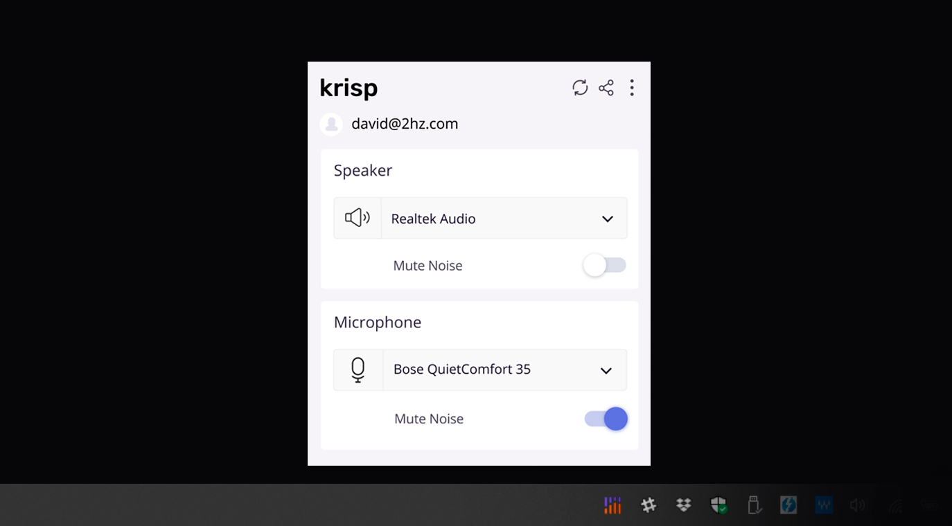 Krisp Windows Mute background noise during calls Product Hunt