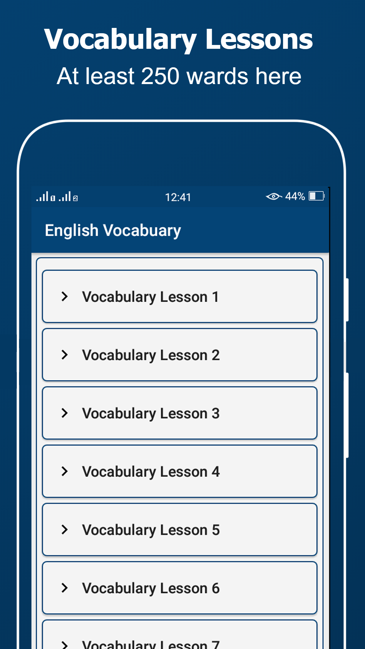 English Vocabulary gallery image