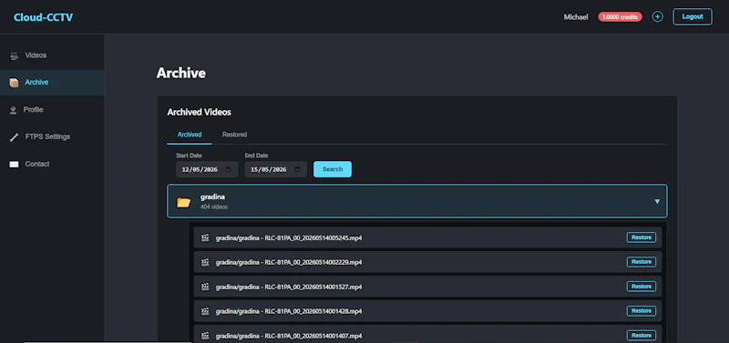 Cloud-CCTV screenshot 2
