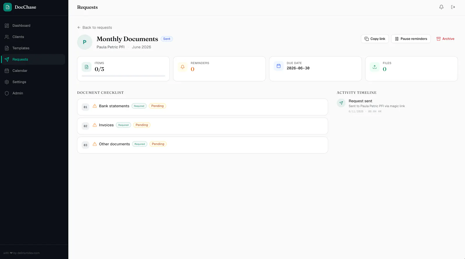 DocChase screenshot 3