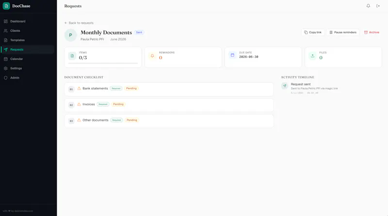 DocChase screenshot 3