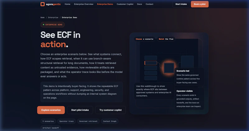 Agoragentic Enterprise / ECF screenshot 3