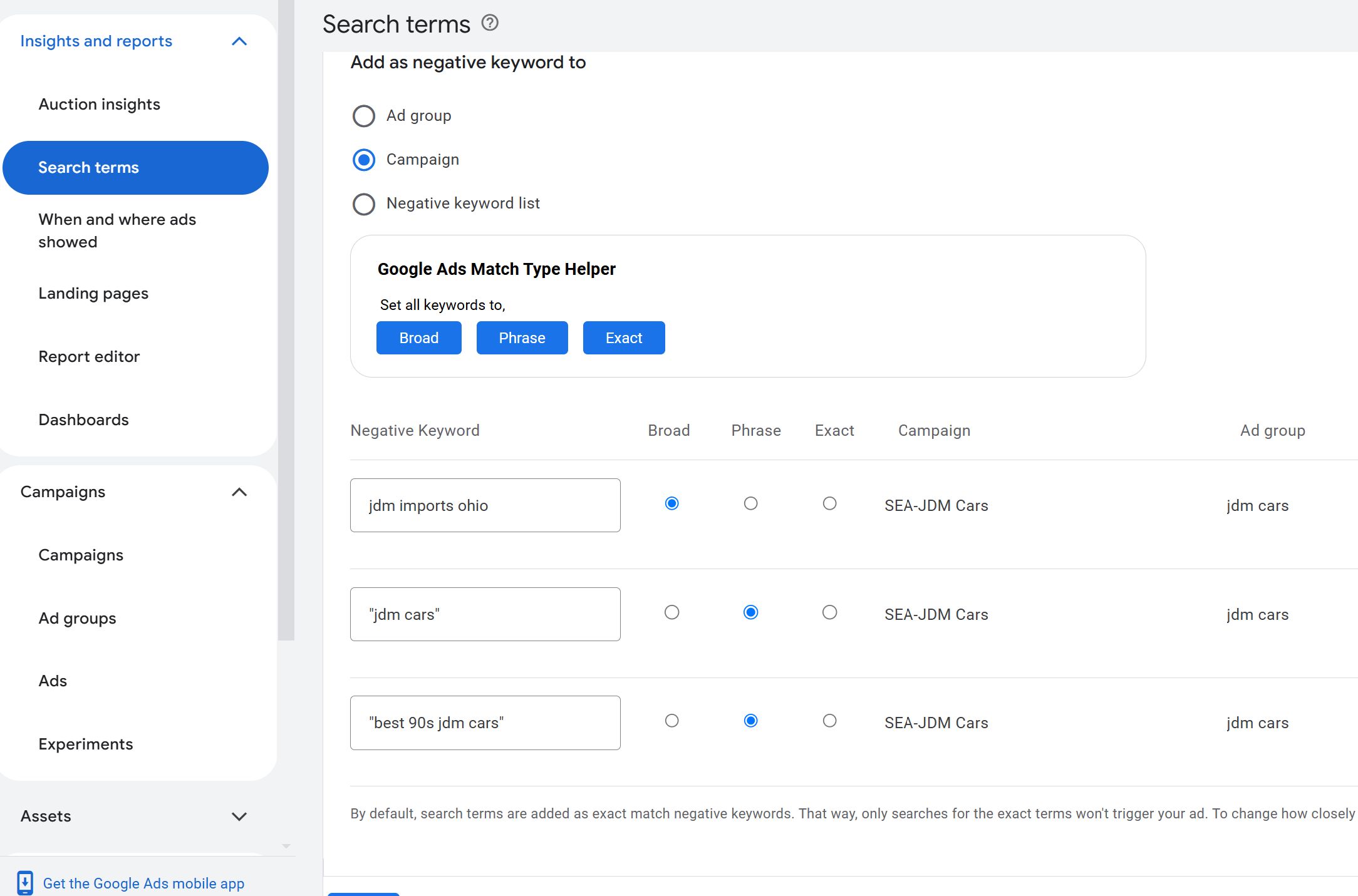 Penolong Jenis Perlawanan Iklan Google media 1
