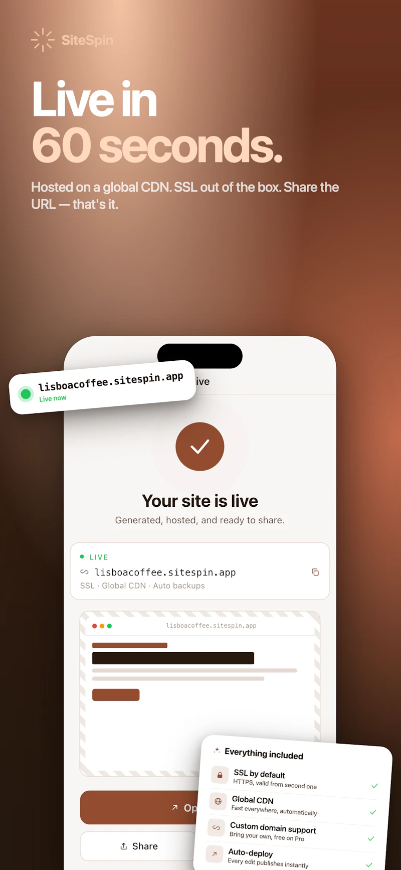 SiteSpin - AI Website Builder screenshot 5