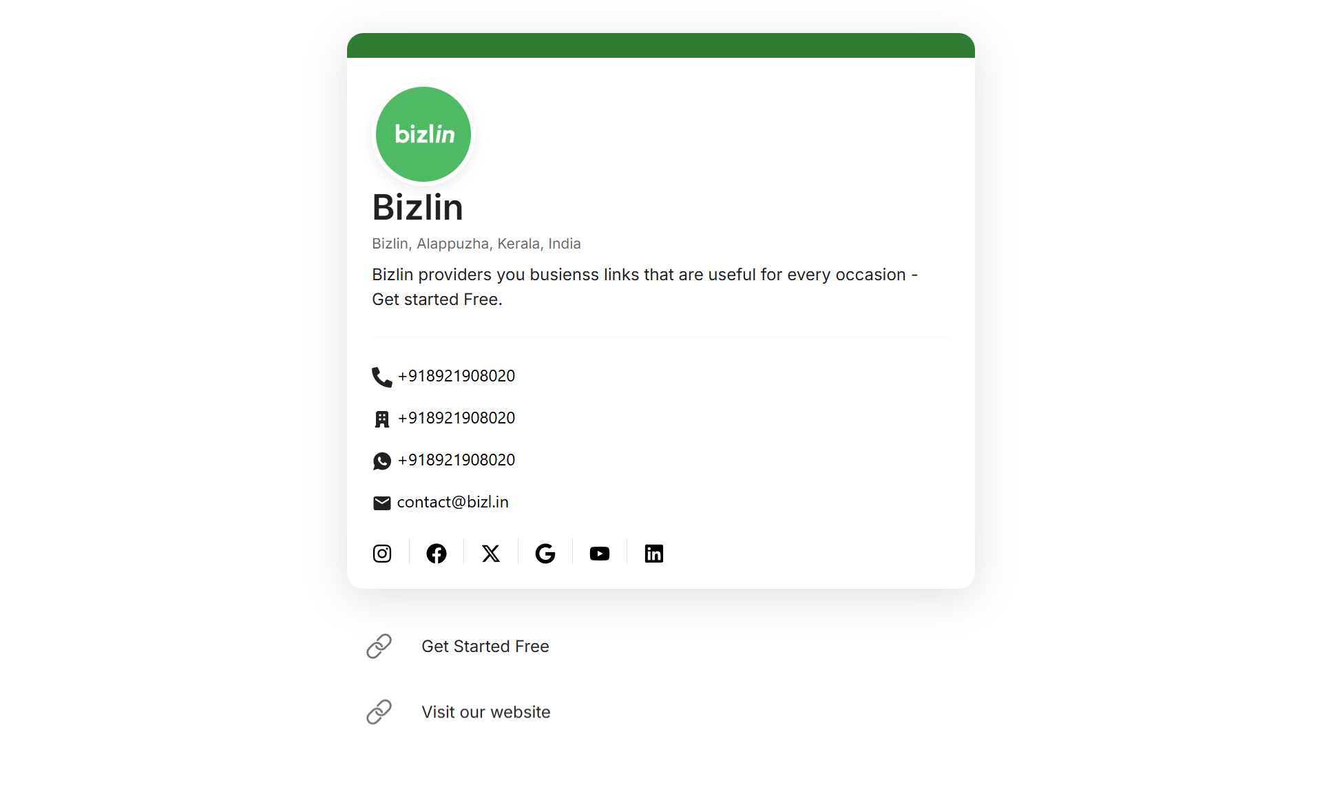 Bizlin - Create and manage your business link on WhatsApp media 2
