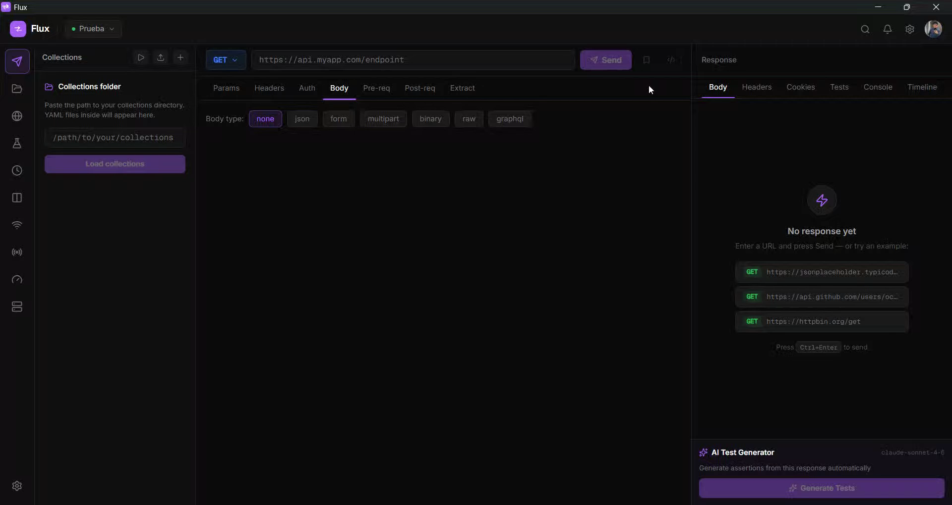Flux, Modern API Client gallery image