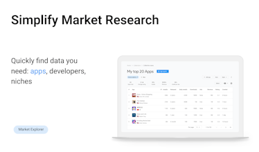 AppstoreSpy ダッシュボード：アプリデータを分析して、貴重なインサイトを簡単に得る。