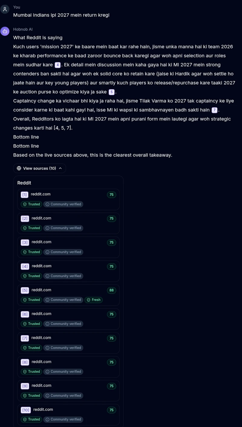 Hobnob Ai screenshot 5