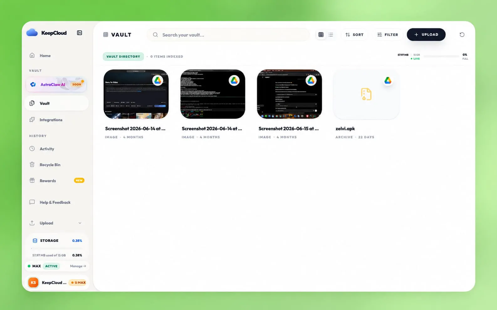KeepCloud gallery image