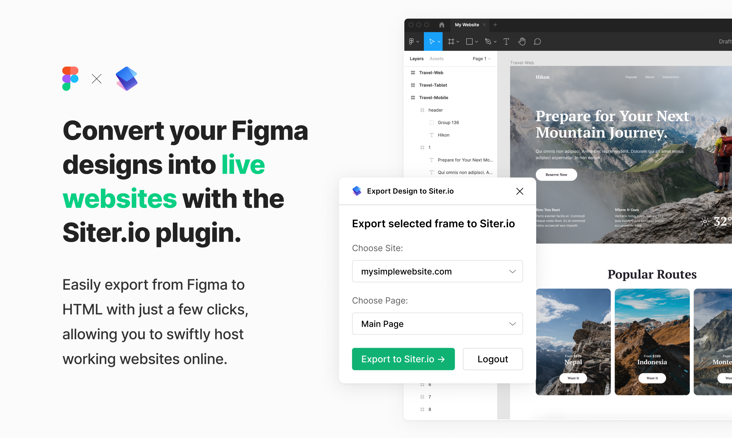 Trang web Figma to HTML của Siter.io media 2