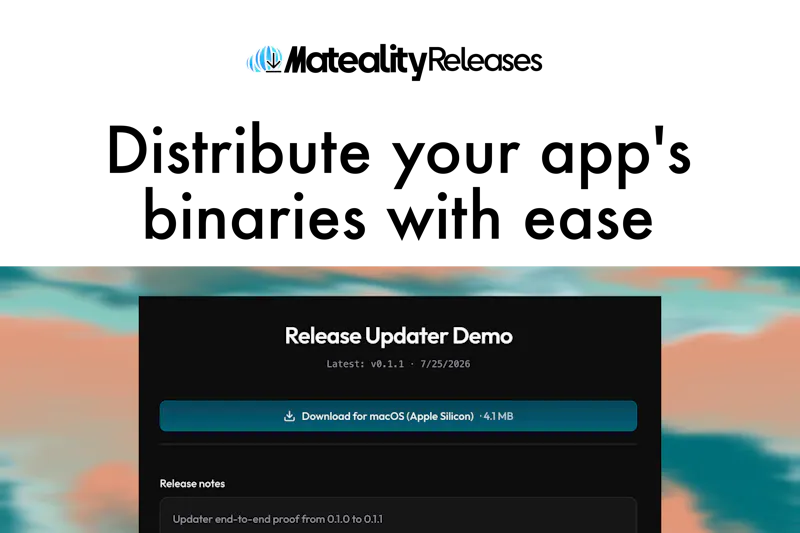 Mateality Releases screenshot 1