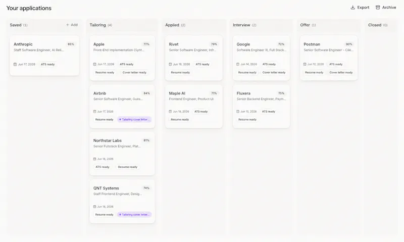 CVSmith screenshot 2