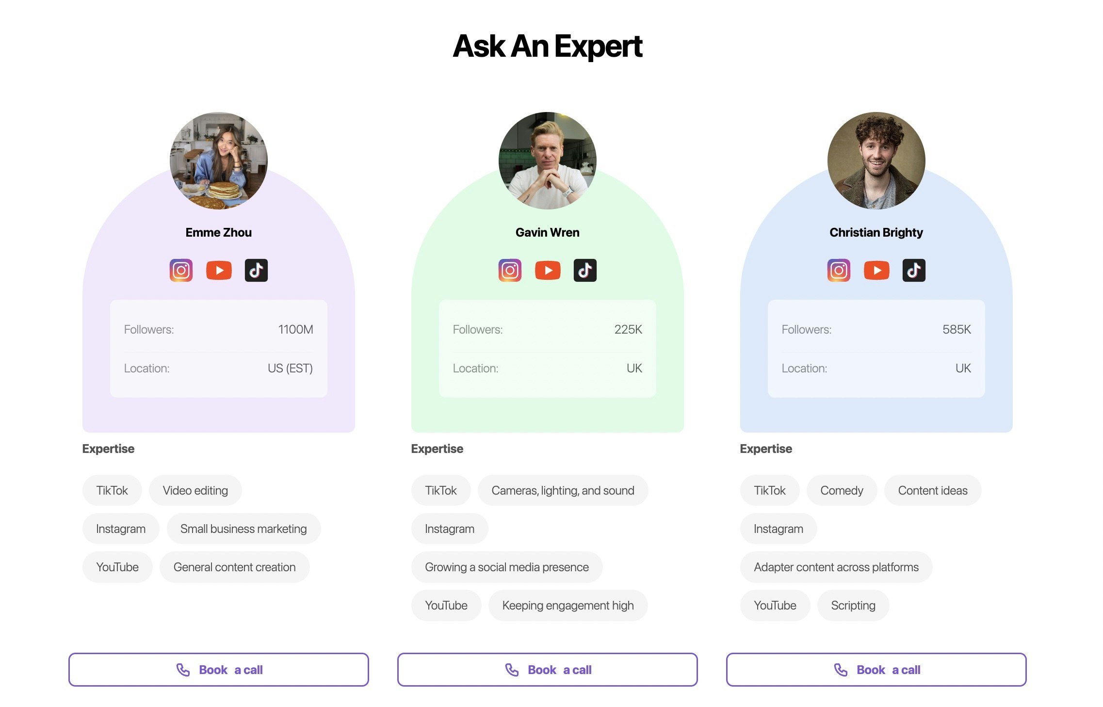 Media Collab Clique - Platform untuk 1: 1 nasihat daripada pencipta media sosial pakar 2