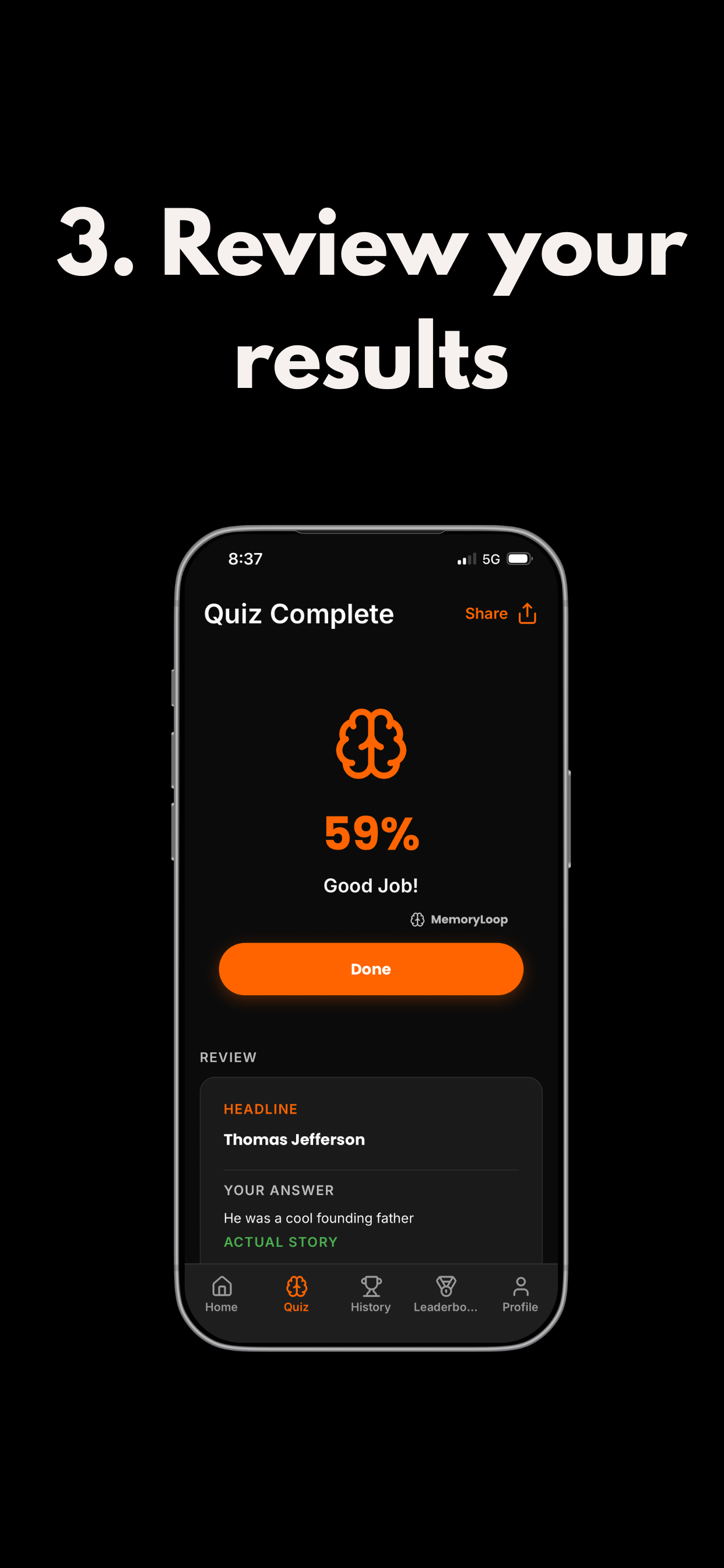 MemoryLoop - Screenshot 4 showing product features and functionality
