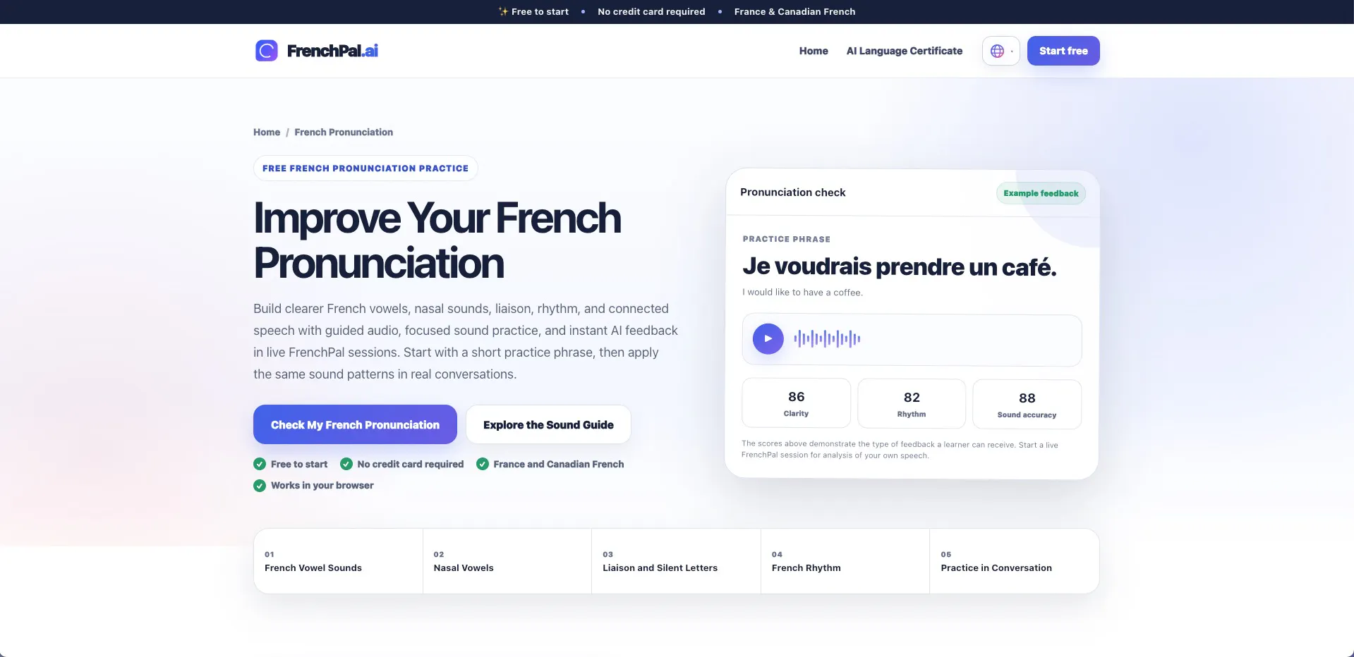 FrenchPal.ai - Your AI Speaking Partner gallery image