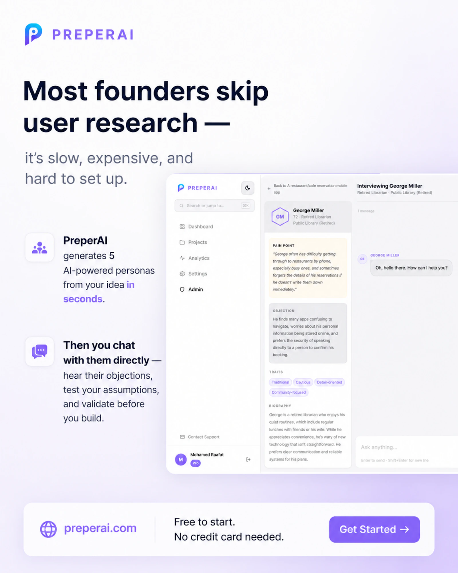 Preperai — Talk to your users screenshot 3